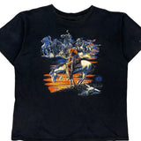 Unbranded Single Stitch T-Shirt - XL Black Cotton