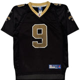 Age 14-16 New Orleans Saints Reebok Nfl Football Jersey - Large Gold Polyester