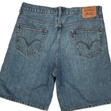 Levis Denim Shorts - 35W 9L Blue Denim