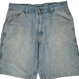 Steve And Barrys Carpenter Shorts - 35W 10L Light Wash Denim
