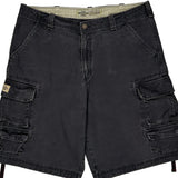Lee Cargo Cargo Shorts - 34W 11L Grey Cotton
