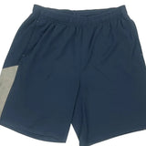 Reebok Sport Shorts - XL Blue Polyester