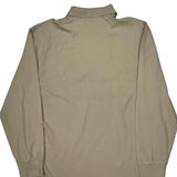 Tommy Hilfiger Long Sleeve Polo Shirt - XL Beige Cotton