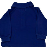 Age 3 Months Ralph Lauren Long Sleeve Polo Shirt - 3XS Blue Cotton
