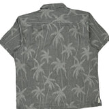 Tommy Bahama Hawaiian Shirt - Large Grey Cotton