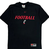 Cincinnati Bearcats Nike Football T-Shirt - Medium Black Cotton