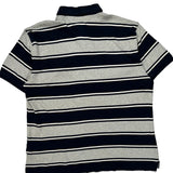 Tommy Hilfiger Striped Polo Shirt - XL Grey Cotton