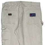 Sherwin Williams Dickies Carpenter Trousers - 36W 30L White Cotton