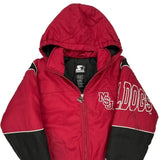 Age 10-12 Starter Spellout Puffer - Medium Black Nylon