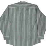 Gant Striped Shirt - XL Green Cotton Blend