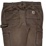Carhartt Double Knee Carpenter Pants - 31W 31L Brown Cotton Blend