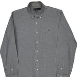 Ralph Lauren Checked Shirt - XL Black & White Cotton