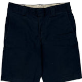 Dickies Shorts - 34W 11L Navy Polyester Blend