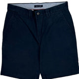 Tommy Hilfiger Chino Shorts - 32W 9L Navy Cotton