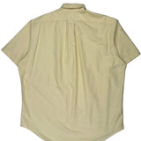 Ralph Lauren Short Sleeve Shirt - XL Yellow Cotton