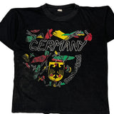 Germany Unbranded Single Stitch T-Shirt - Large Black Cotton