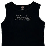 Mount Vernon, Il Harley Davidson Studded Tank Top - 2XL Black Cotton