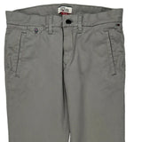 Tommy Hilfiger Denim Slim Fit Chinos - 30W 31L Grey Cotton