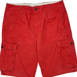 Levis Cargo Cargo Shorts - 34W 11L Red Cotton