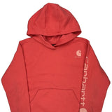 Age 14 Carhartt Hoodie - XL Red Cotton