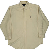 Ralph Lauren Shirt - Large Yellow Cotton