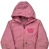 Sunset Maple Farm Carhartt Jacket - XS Pink Cotton