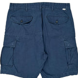 Levis Cargo Shorts - 37W 10L Blue Cotton