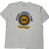 Atlanta Assembly Plant Unbranded Graphic T-Shirt - Large White Cotton