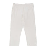 Les Copains Trousers - 30W UK 10 White Viscose Blend