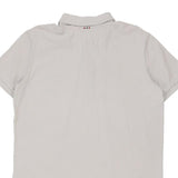Napapijri Polo Shirt - 2XL White Cotton