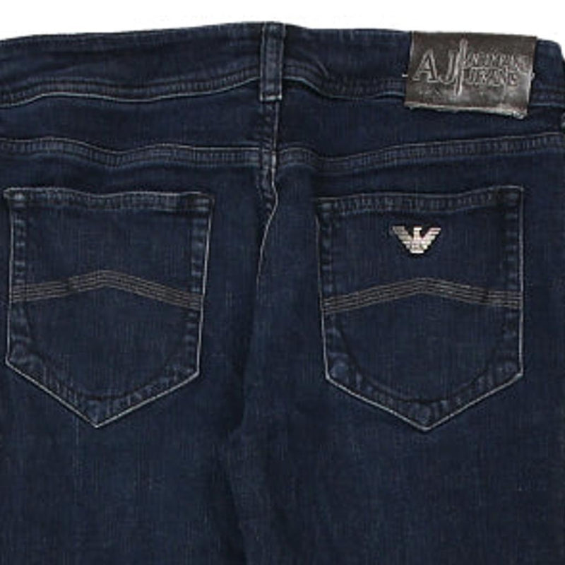 Armani Jeans Jeans - 29W UK 8 Blue Cotton Blend