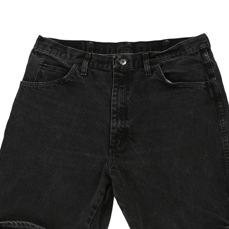Wrangler Denim Shorts - 35W 9L Black Cotton