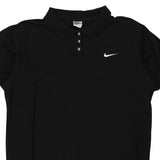 Vintage black Nike Polo Shirt - womens large