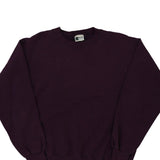 Pro Select Sweatshirt - Large Purple Cotton Blend