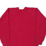 Fruit Of The Loom Sweatshirt - XL Pink Cotton Blend