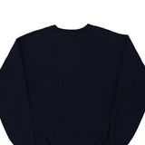 Fruit Of The Loom Sweatshirt - Large Navy Cotton Blend