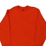 Fruit Of The Loom Sweatshirt - Medium Orange Cotton Blend