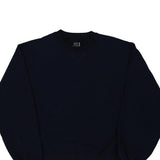 Fruit Of The Loom Sweatshirt - Small Navy Cotton Blend