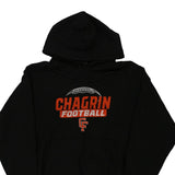 Reverse weave, Chagrin Football Champion Graphic Hoodie - Large Black Cotton Blend