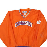 Clemson Russell Athletic Windbreaker - Large Orange Polyester