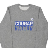 Cougar Nation Russell Athletic Sweatshirt - Small Grey Cotton Blend