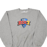 Bix 7 Gildan Sweatshirt - Large Grey Cotton Blend