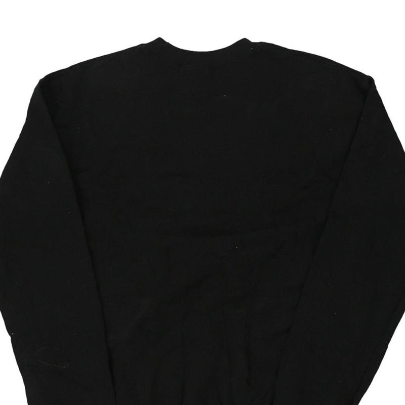 Bad Vibes Only Gildan Graphic Sweatshirt - Small Black Cotton Blend