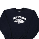 Nevada Gildan College Sweatshirt - Large Navy Cotton Blend