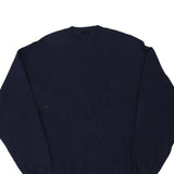 NYC Jerzees College Sweatshirt - Large Navy Cotton Blend