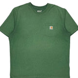 Carhartt T-Shirt - XL Green Cotton