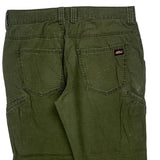 Dockers Carpenter Trousers - 34W 30L Green Cotton