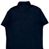 Armani Exchange Polo Shirt - Medium Navy Cotton