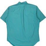 Ralph Lauren Short Sleeve Shirt - Large Blue Cotton