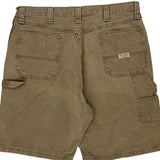 Wrangler Carpenter Shorts - 38W 10L Brown Cotton